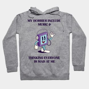 Quirky Music Lover Embracing Unique Quirks Hoodie